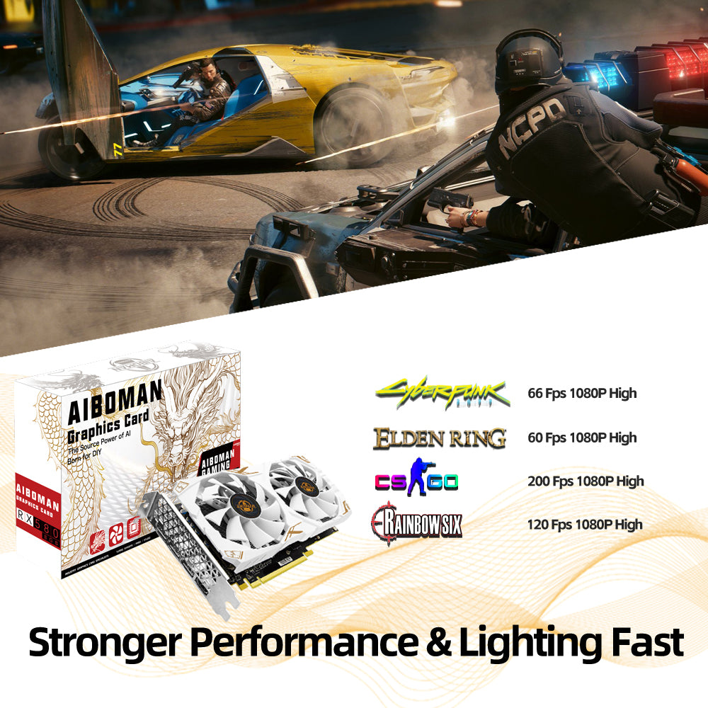 AIBOMAN RX580 8G 2048SP